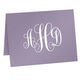 Grand Monogram Folded Shimmer Note Cards Image 6 of 10